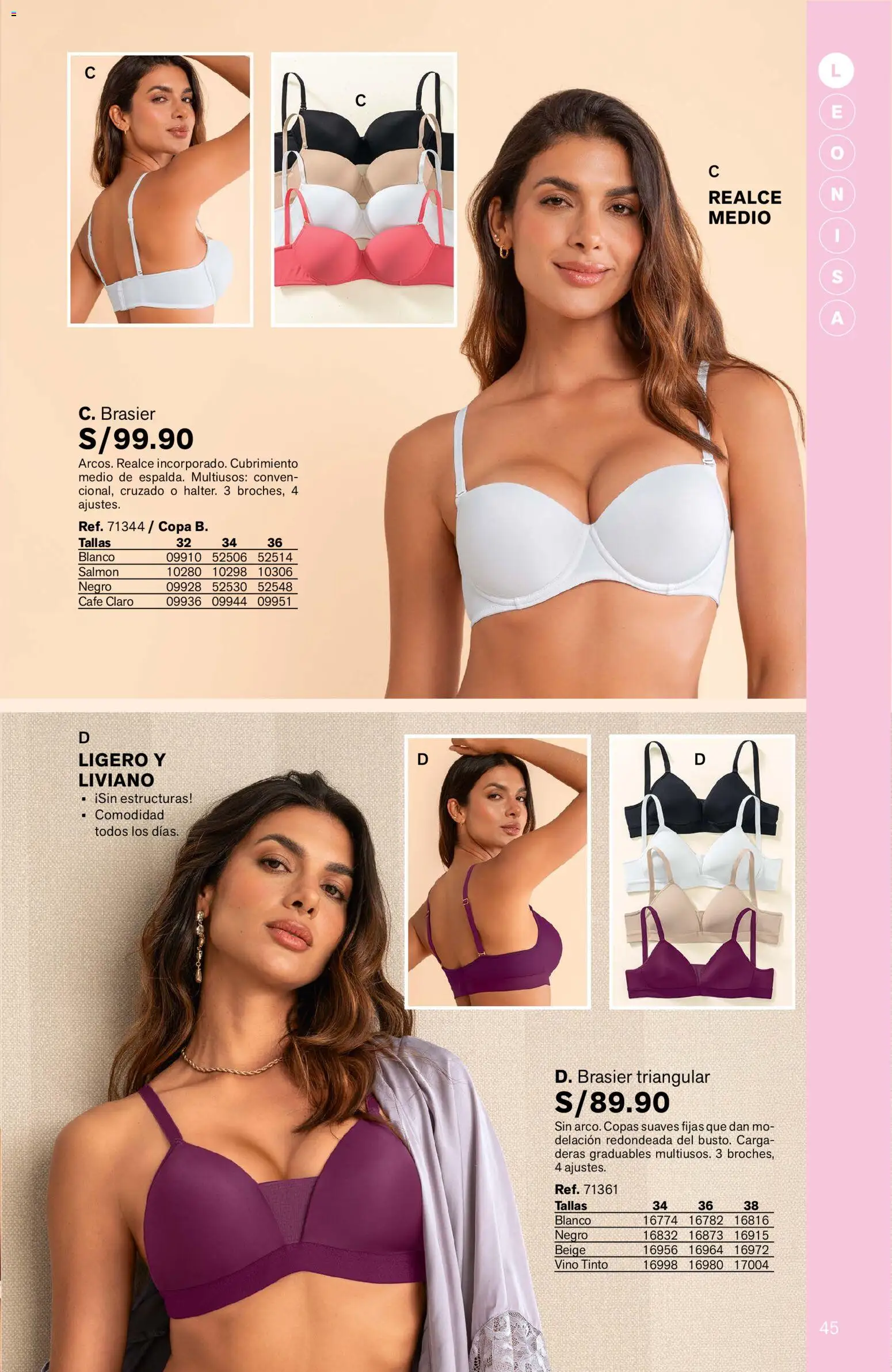 Catálogo Leonisa válido desde 04/08/2026 | Página: 45 | Productos: Café, Vino
