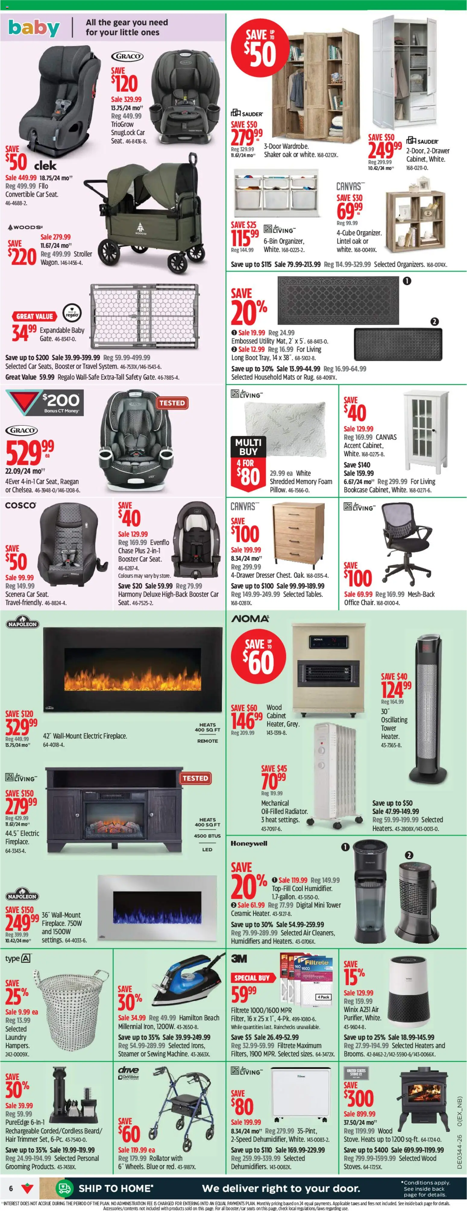 Canadian Tire flyer valid from Oct 29, 2026 | Page: 6