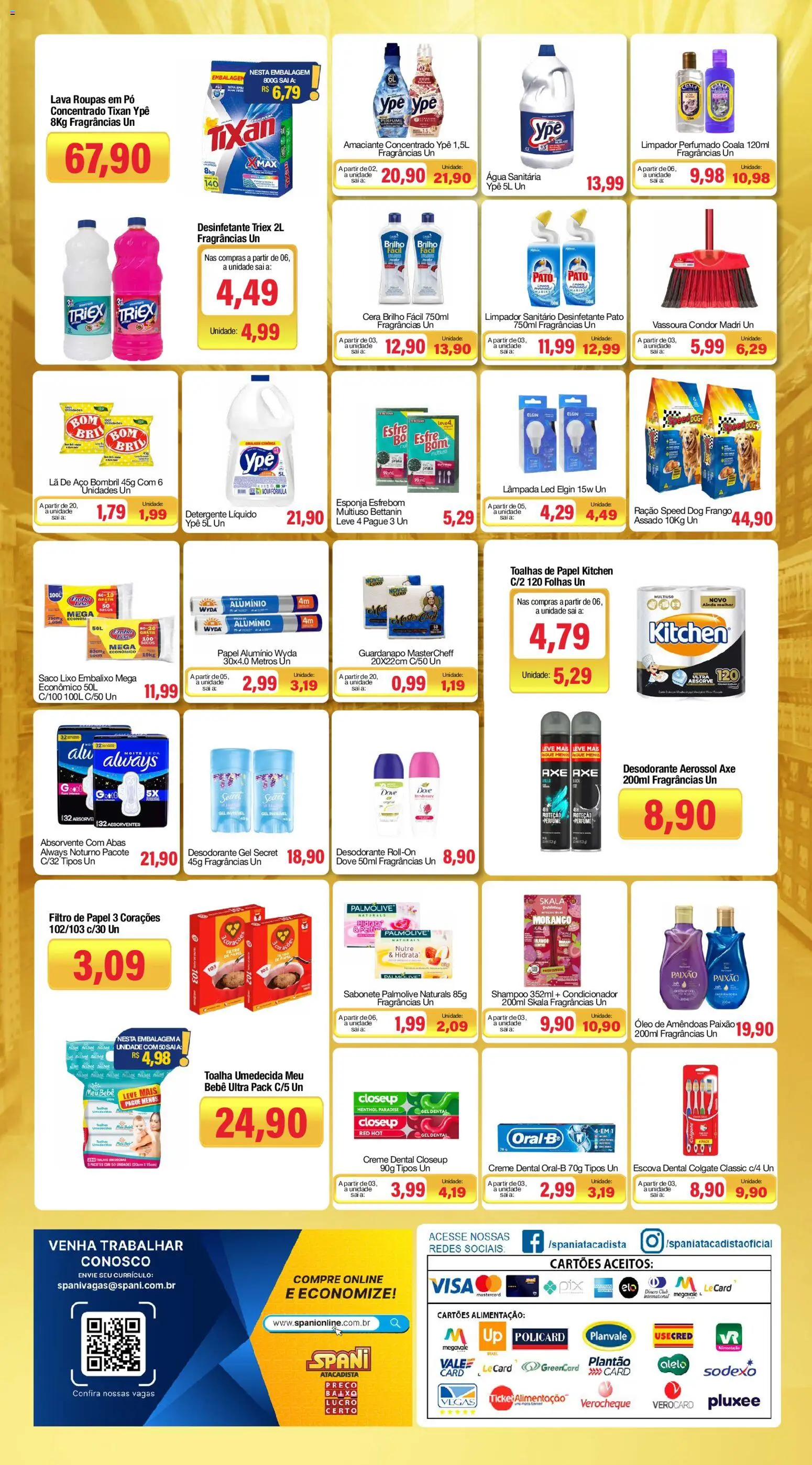 Spani Atacadista Folheto - válido de 29/09/2026 | Página: 4 | Produtos: Perfume, Detergente, Óleo, Lâmpada led