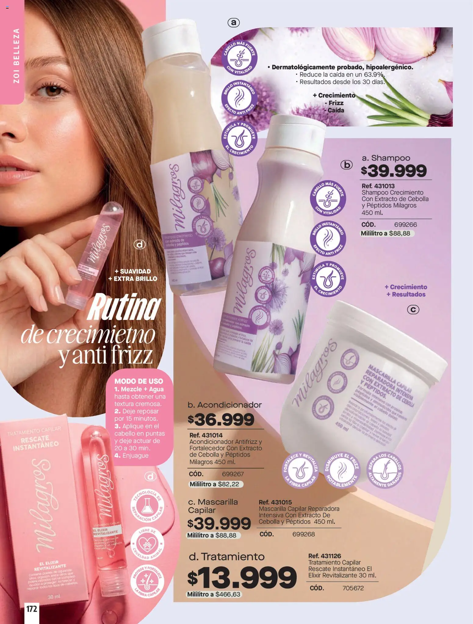 Carmel revista - valida desde el 01.06.2026 | Página: 172 | Productos: Agua, Shampoo, Brillo, Acondicionador