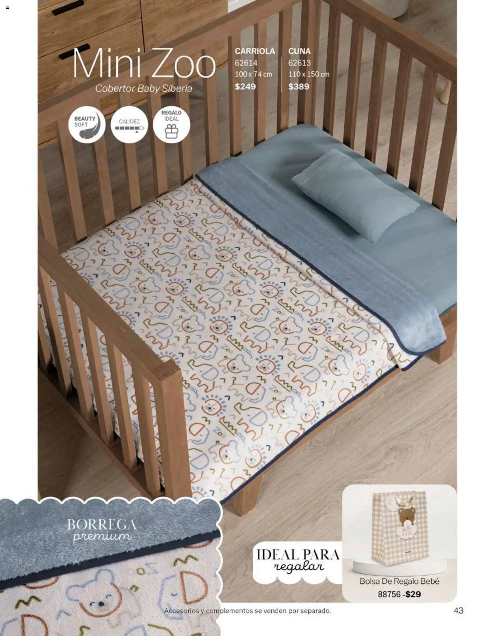 Nuevas ofertas de Vianney válidas en toda la República Mexicana desde el 17/08/2026. ¡Encuentra las mejores ofertas en Vianney catálogo Bebé! | Página: 45 | Productos: Carriola, Cobertor, Bolsa, Cuna