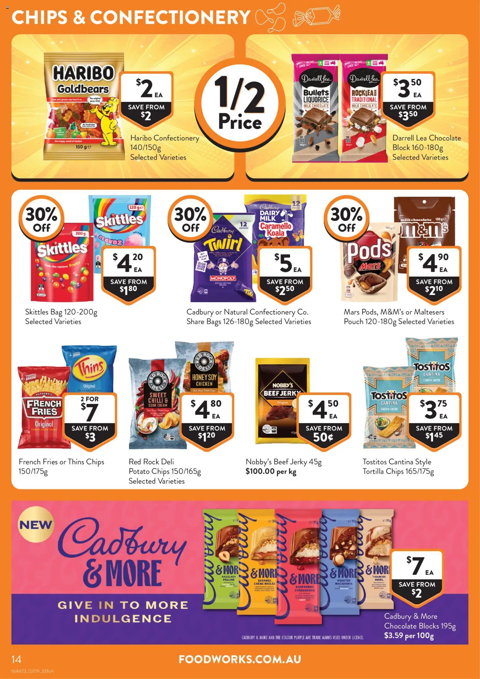 Foodworks catalogue - valid from 02/09/2026 | Page: 14 | Products: Fries, Chicken, Raspberry, UPS