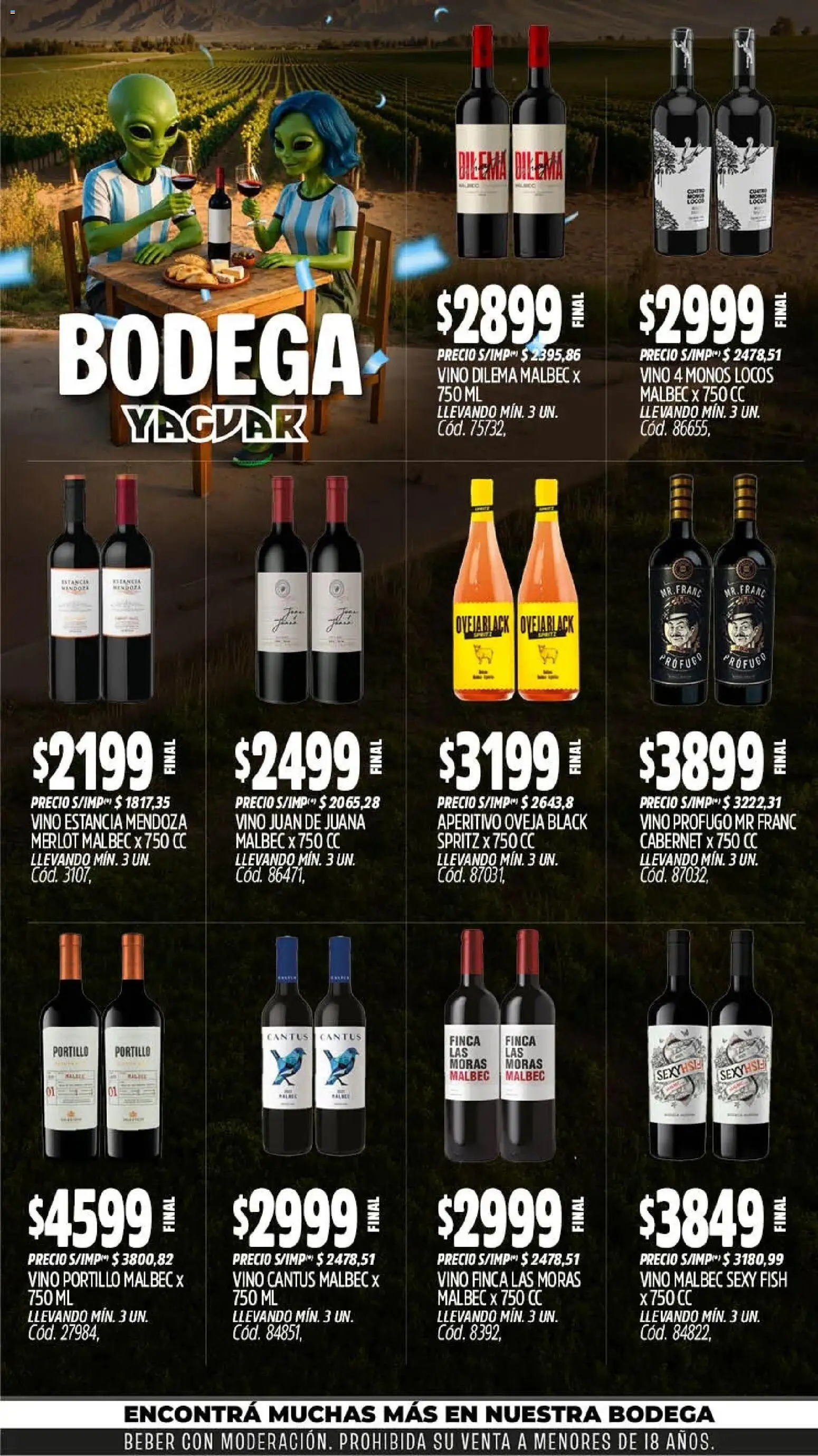 Yaguar - Oferta Semanal Neuquen │ válido desde el 06/07/2026 | Página: 5 | Productos: Vino