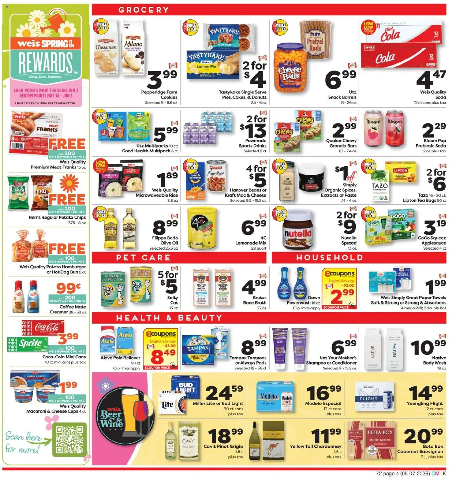 Weis Weekly Circular - WV - valid from 07.05.2026 | Page: 4 | Products: Clip, Conditioner, Oil, Cream