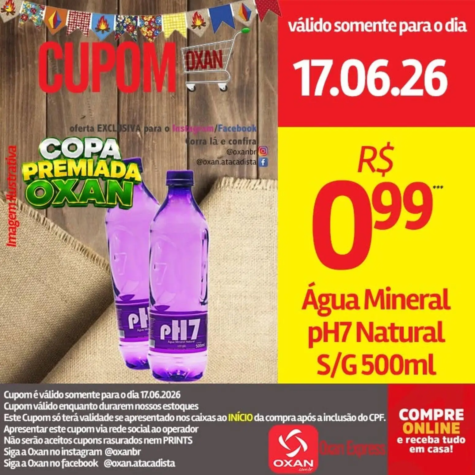Oxan Atacadista Folheto - válido de 17.06.2026 | Página: 23 | Produtos: Copa, Água mineral