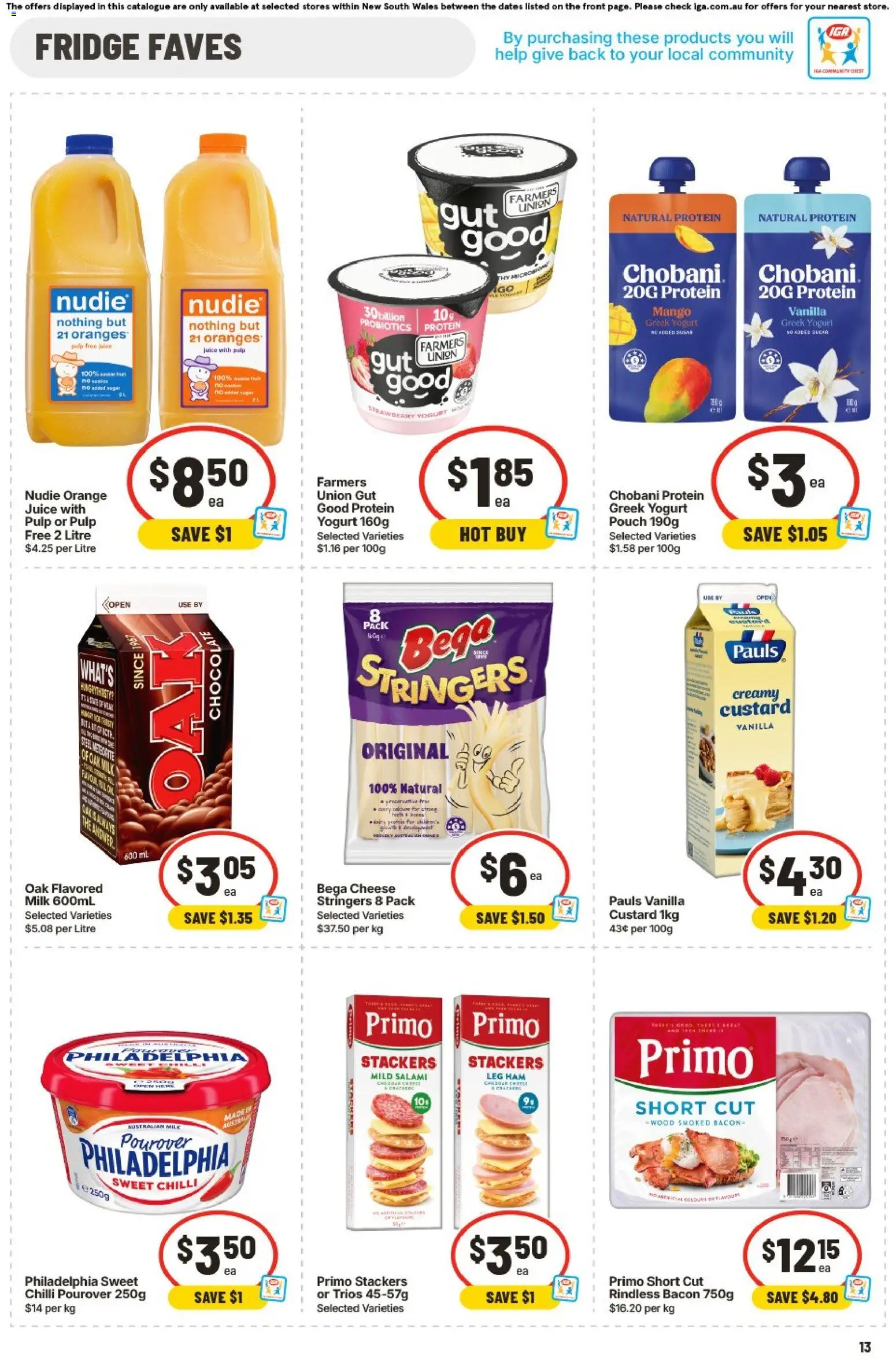 IGA catalogue - valid from 05/08/2026 | Page: 13 | Products: Juice, Wood, Mango, Chilli