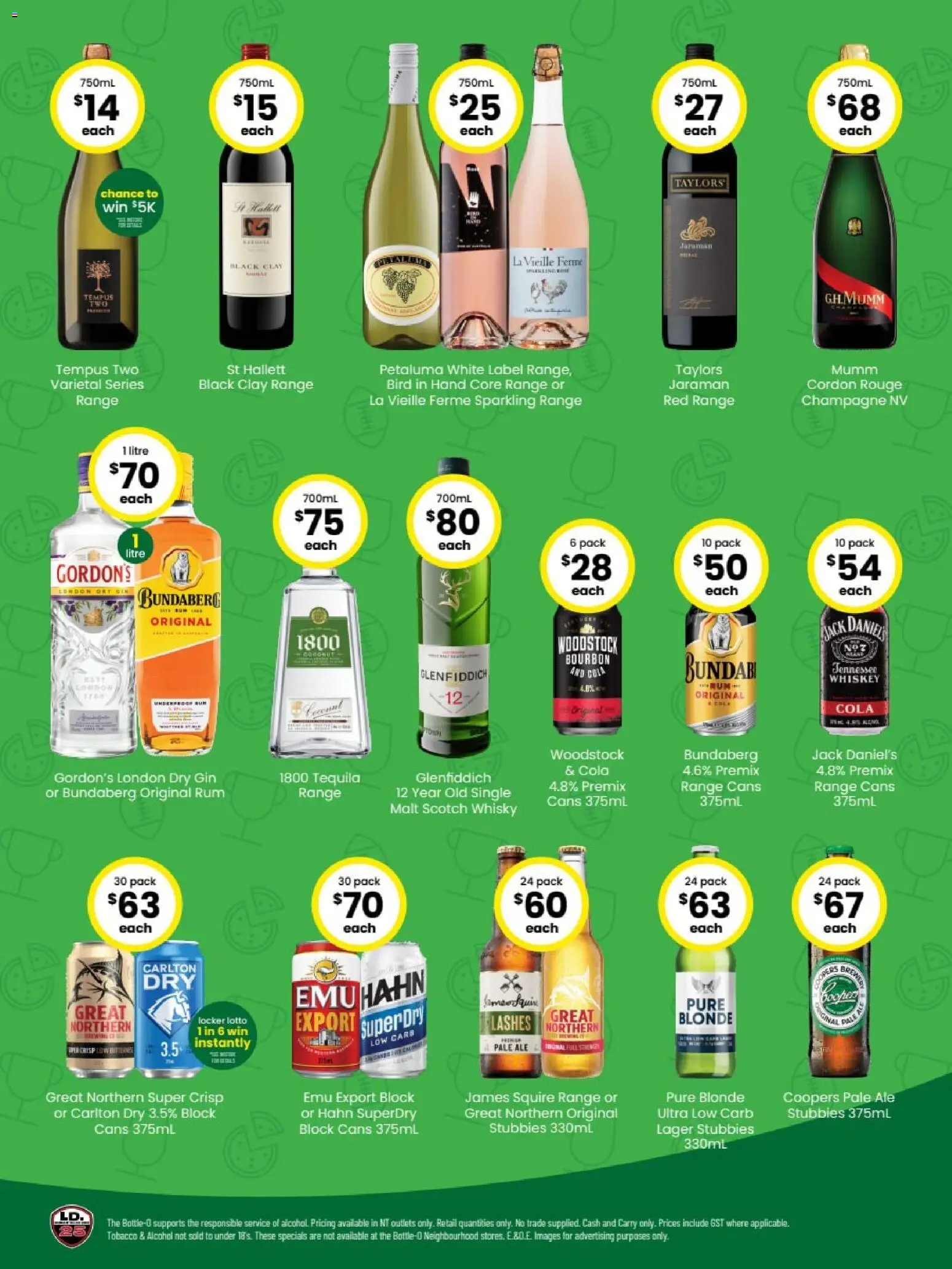 The Bottle-O catalogue - valid from 28/09/2026 | Page: 2 | Products: Bourbon, Scotch, Clay, Jack Daniel’s