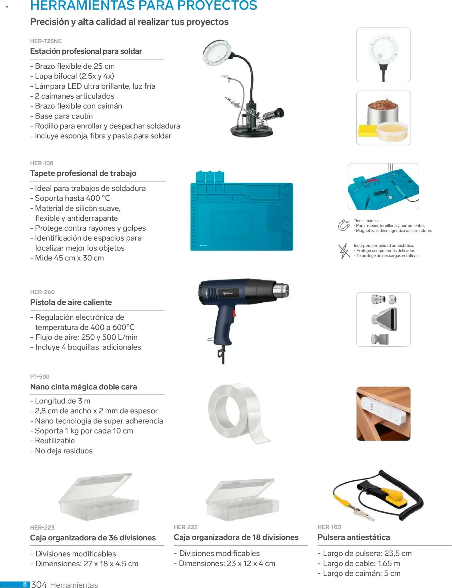 Nuevas ofertas de Steren válidas en toda la República Mexicana desde el 01.01.2026. ¡Encuentra las mejores ofertas en Steren catálogo! | Página: 316 | Productos: Lupa, Pasta, Pulsera, Rodillo