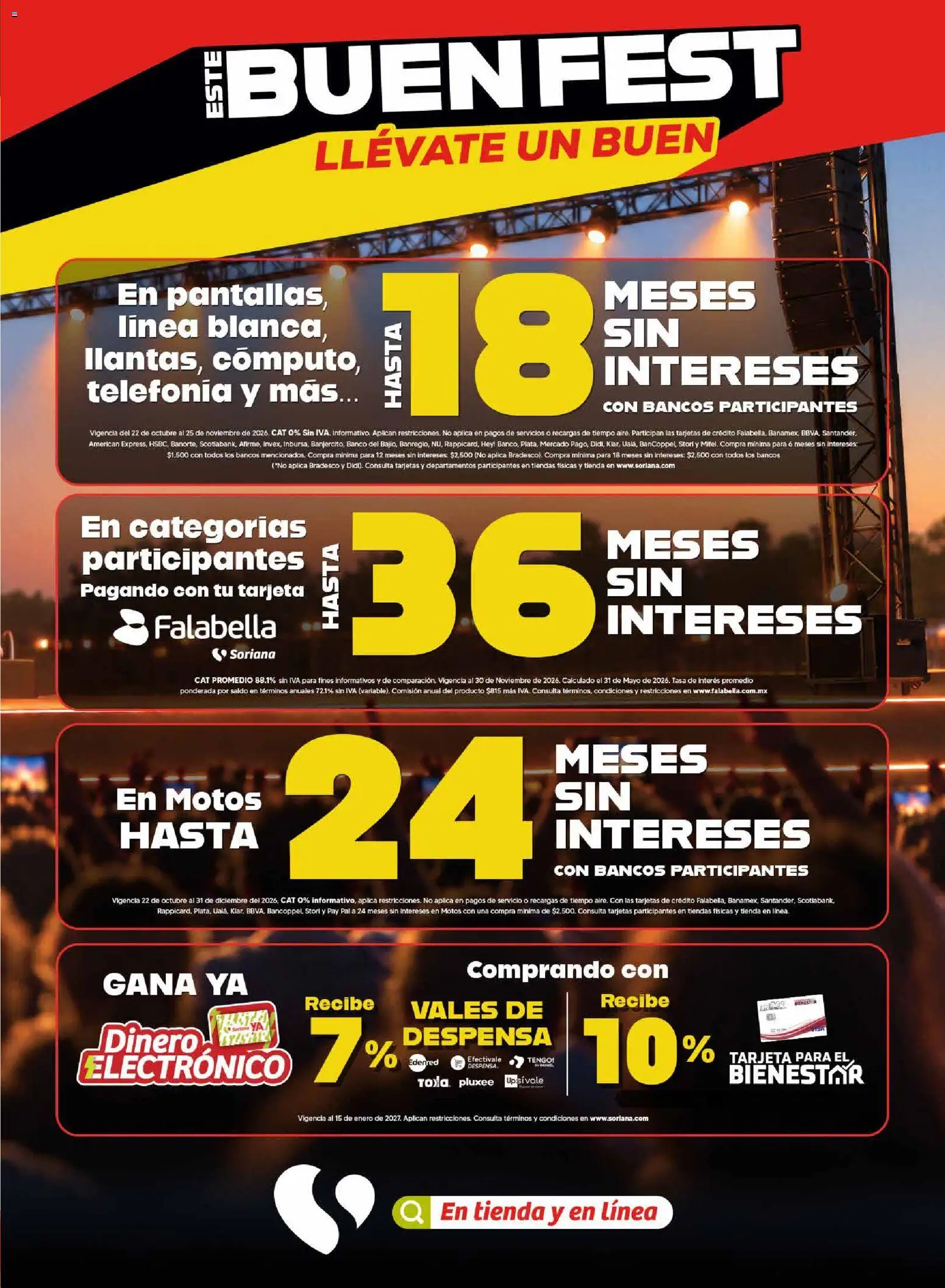 Nuevas ofertas de Soriana válidas en toda la República Mexicana desde el 30/10/2026. ¡Encuentra las mejores ofertas en Soriana Buen Fest Mercado! | Página: 5