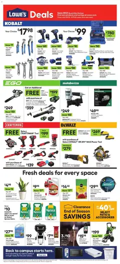 Preview of Lowe's weekly ads valid from 08/06/2026