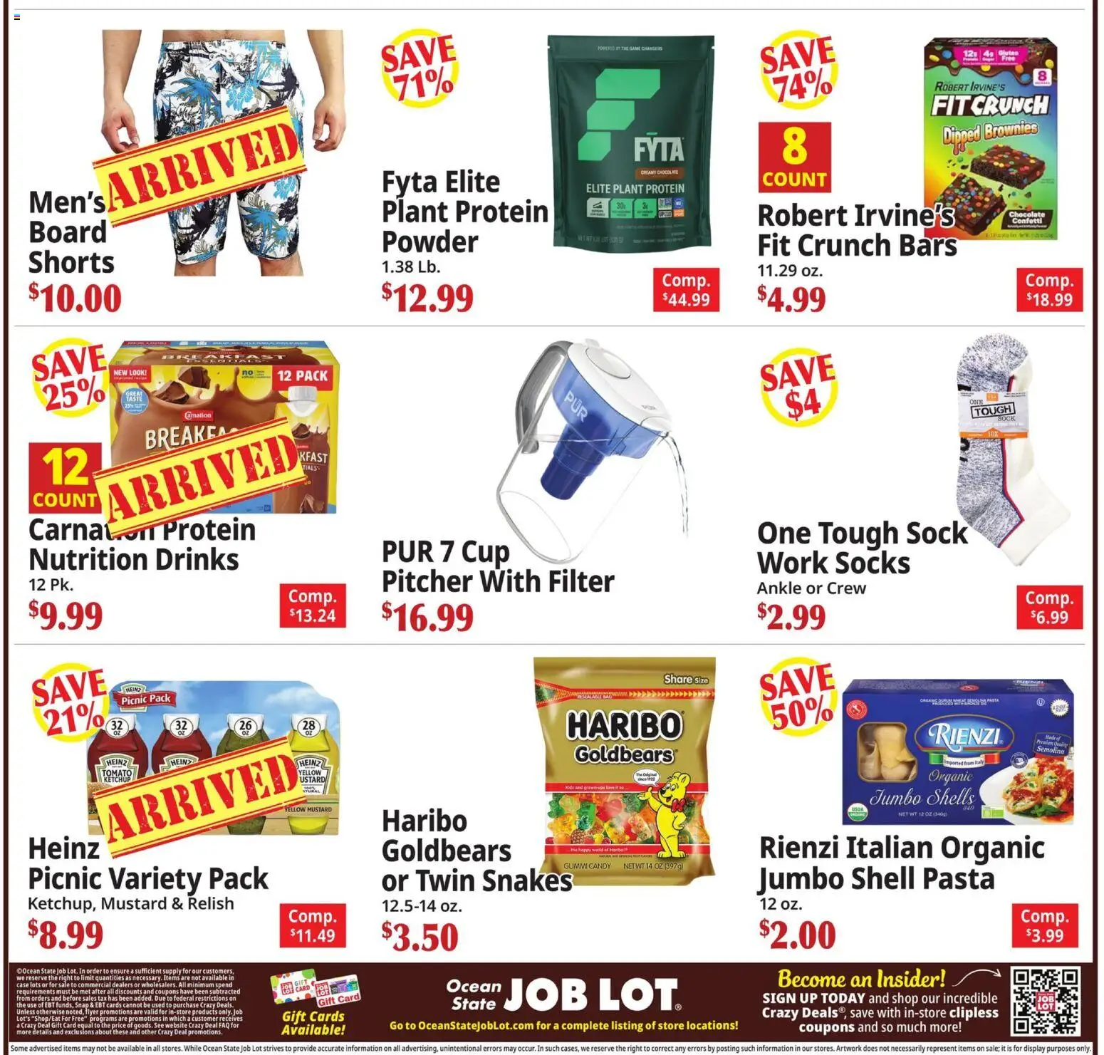 Ocean State Job Lot Ad - valid from 21.05.2026 | Page: 7 | Products: Chocolate, Ketchup, Socks, Case