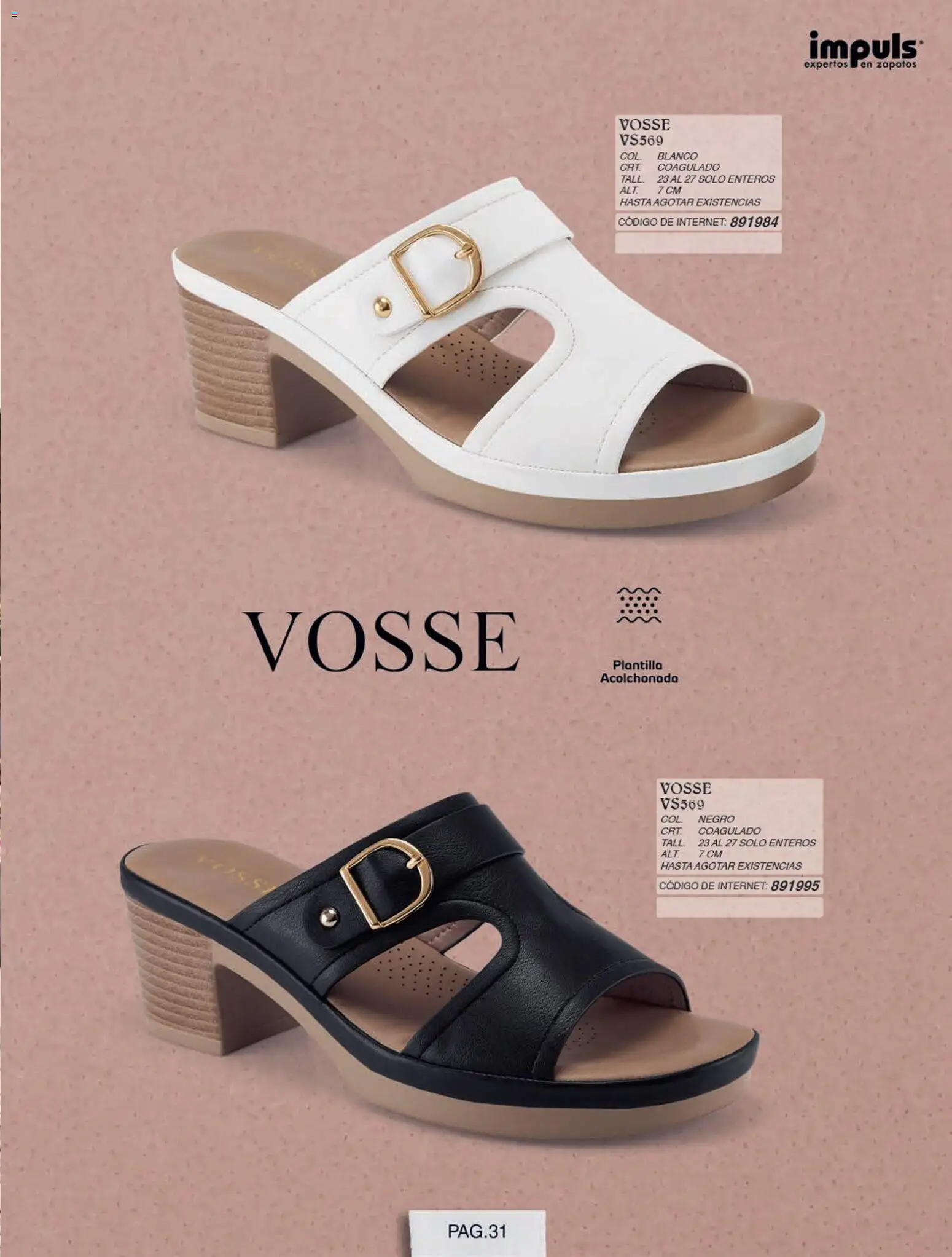 Nuevas ofertas de Impuls válidas en toda la República Mexicana desde el 01/07/2026. ¡Encuentra las mejores ofertas en Impuls catálogo Otoño Invierno! | Página: 33 | Productos: Zapatos