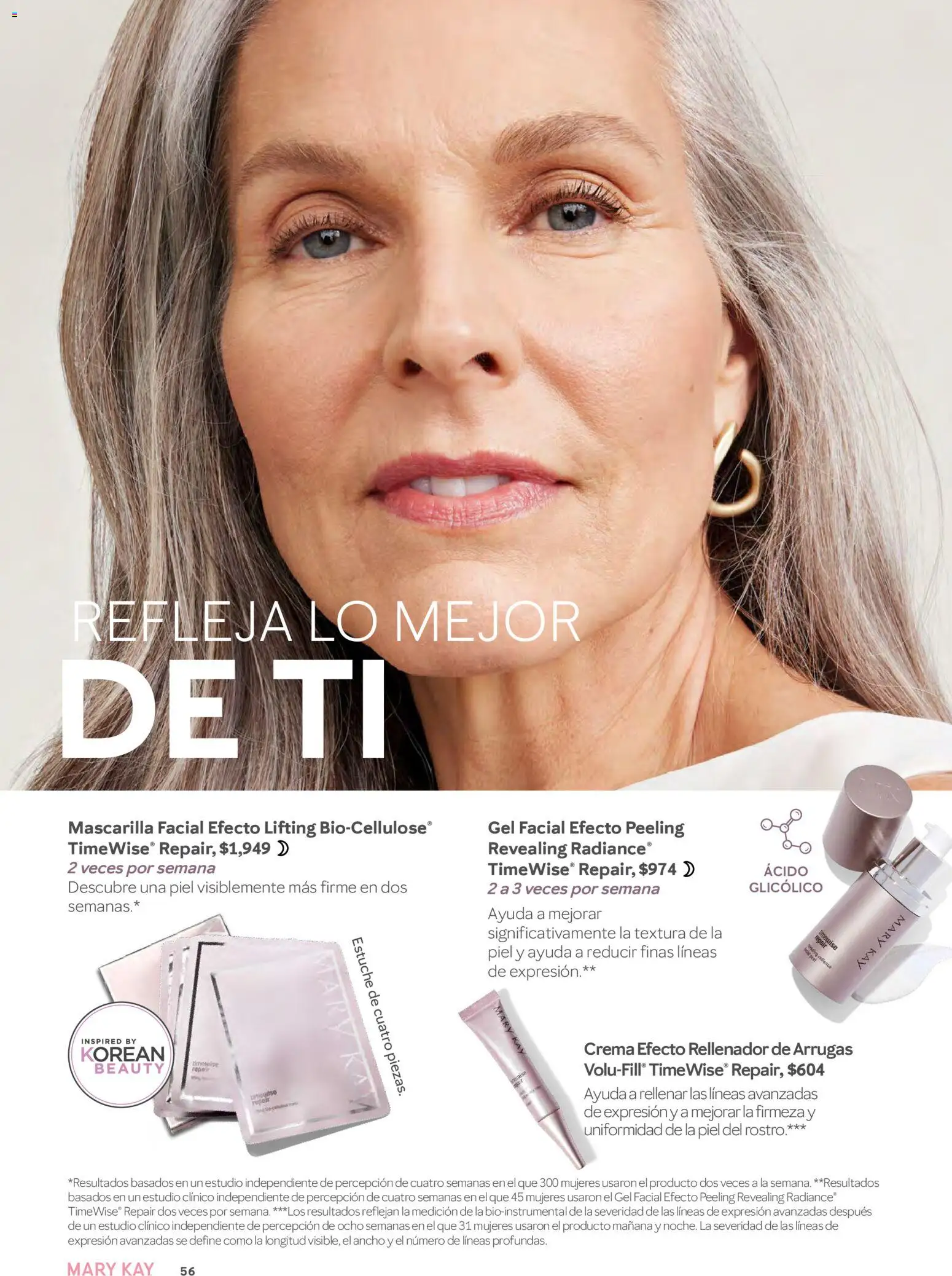 Nuevas ofertas de Mary Kay válidas en toda la República Mexicana desde el 01.03.2026. ¡Encuentra las mejores ofertas en Mary Kay catálogo! | Página: 56 | Productos: Crema, Estuche, Mascarilla, Peeling