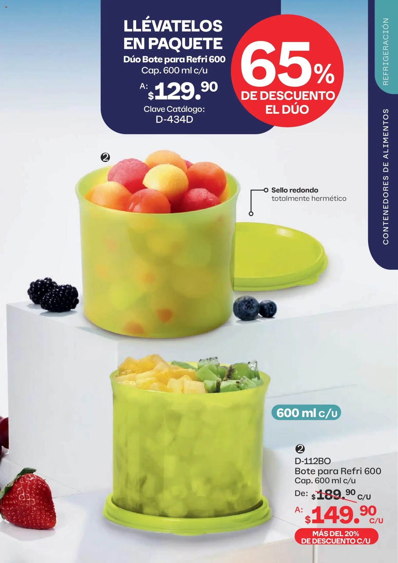 Nuevas ofertas de Tupperware válidas en toda la República Mexicana desde el 13/07/2026. ¡Encuentra las mejores ofertas en Tupperware catálogo! | Página: 83