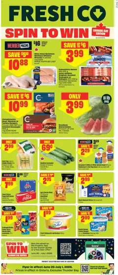 Preview of FreshCo weekly flyer / circulaire from shop FreshCo valid from Jun 25, 2026