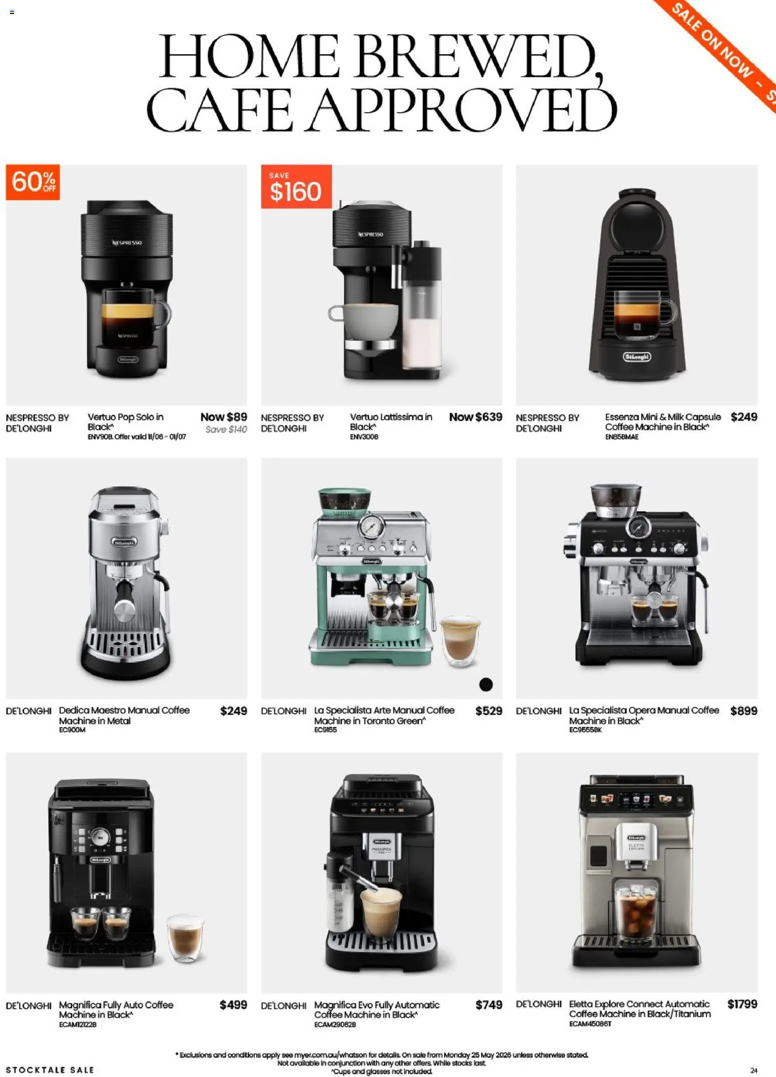 Myer catalogue - valid from 25.05.2026 | Page: 24 | Products: Cups, Milk, Coffee, Glasses
