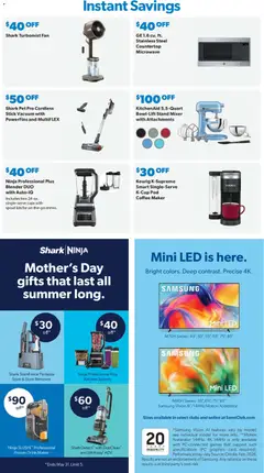 Preview of Sam's Club weekly ads valid from 29.04.2026 | Page: 24 | Products: Blender, Pc, Fan, Mixer