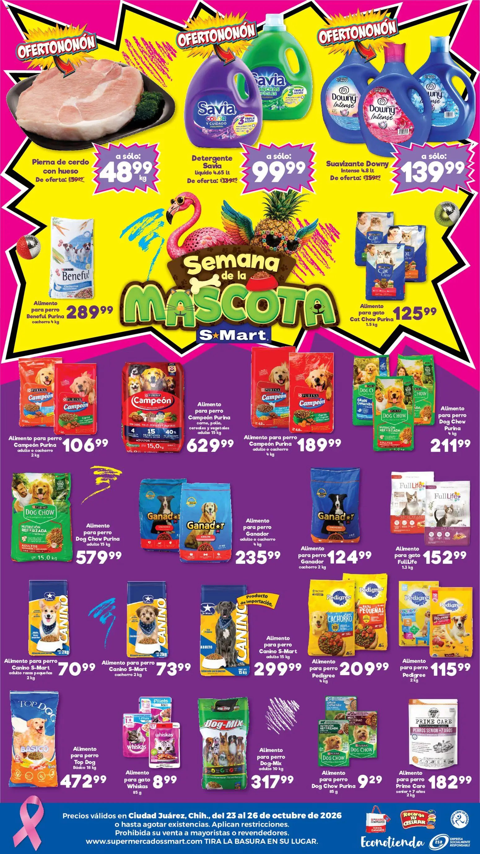 Nuevas ofertas de S-Mart válidas en toda la República Mexicana desde el 23/10/2026. ¡Encuentra las mejores ofertas en S-Mart folleto Juárez! | Página: 4
