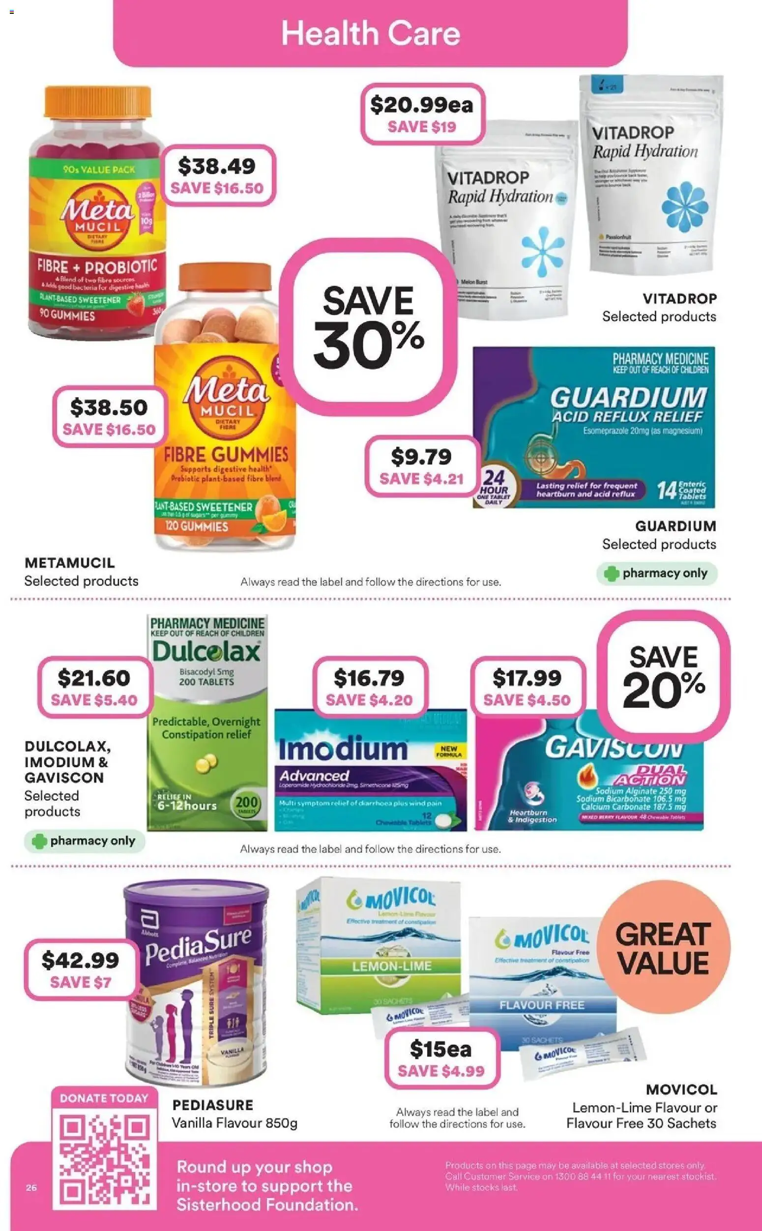 Priceline Pharmacy catalogue - valid from 27/08/2026 | Page: 26 | Products: Melon, Lemon, Lime, Tablets