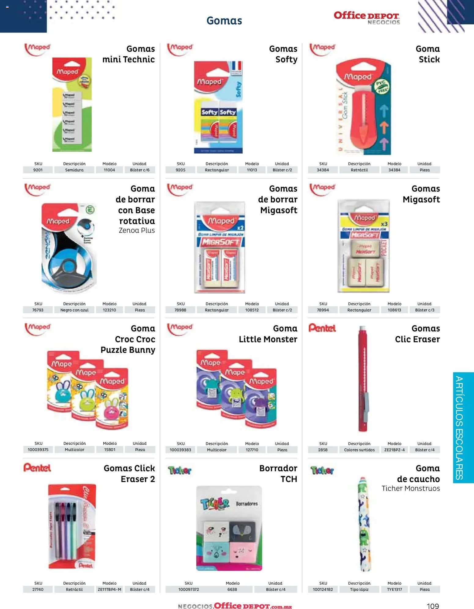 Nuevas ofertas de Office Depot válidas en toda la República Mexicana desde el 12/01/2026. ¡Encuentra las mejores ofertas en Office Depot catálogo 2026! | Página: 111