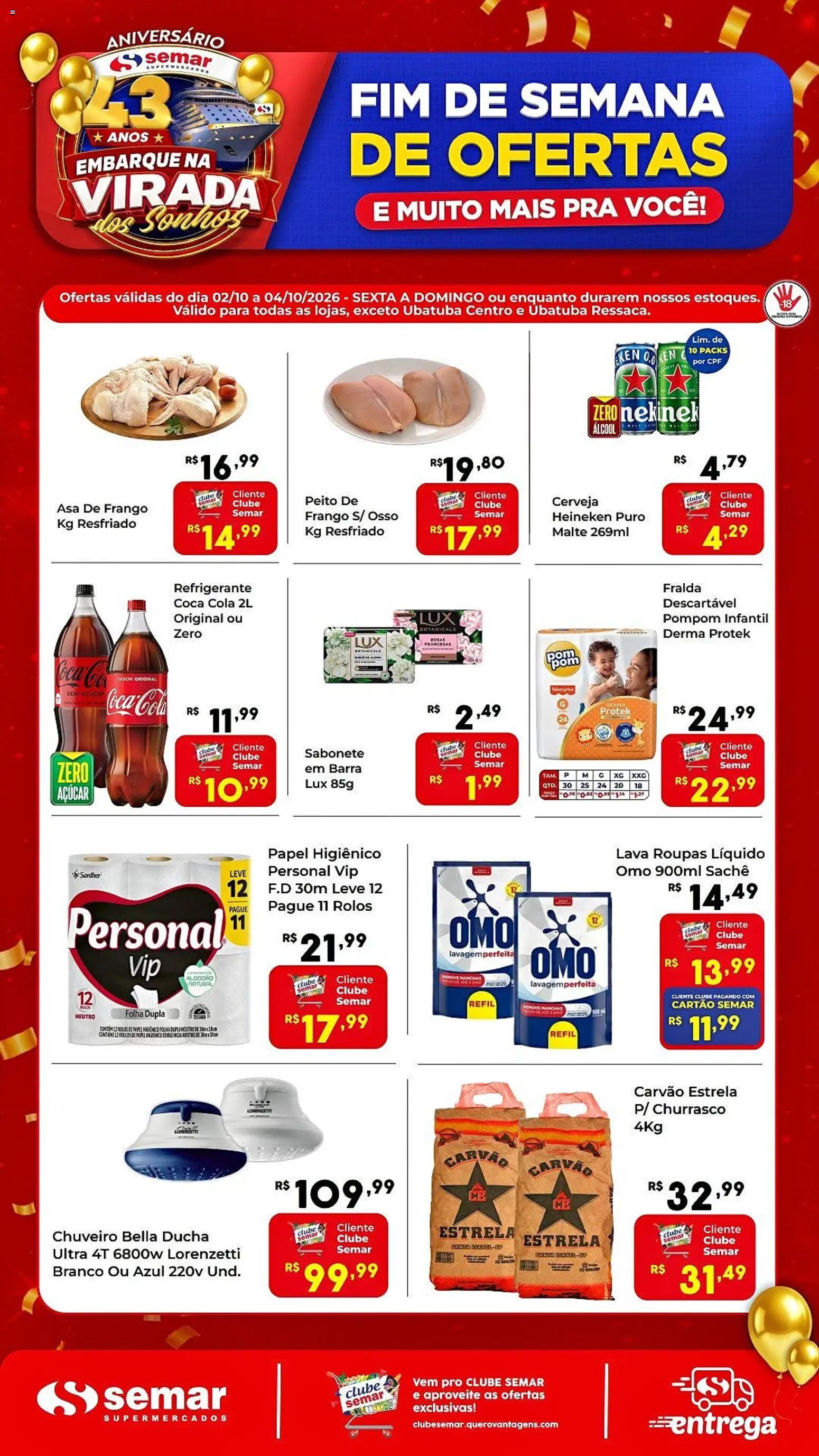 Semar Supermercado Folheto - válido de 02/10/2026 | Página: 1