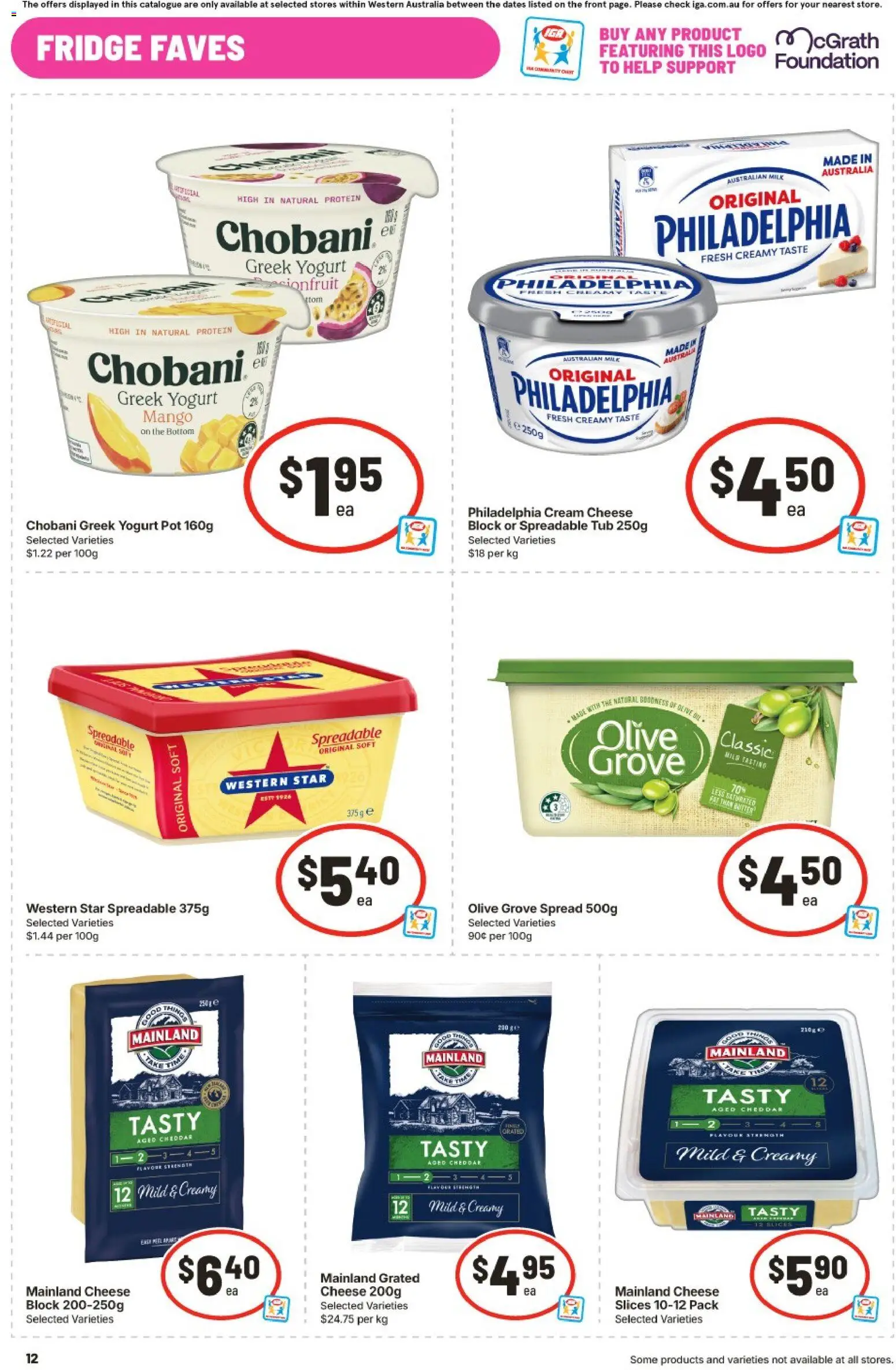 IGA catalogue - valid from 16/09/2026 | Page: 13 | Products: Protein, Mango, Grated cheese, Spread