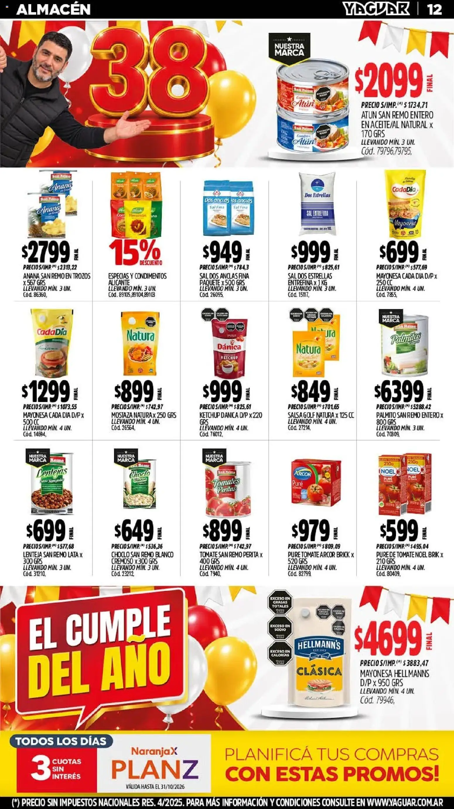 Yaguar - Oferta Semanal Jujuy │ válido desde el 19/10/2026 | Página: 13
