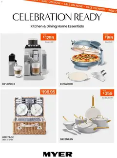 Preview of Myer Kitchen & Dining Home Essentials - valid from 13/10/2026