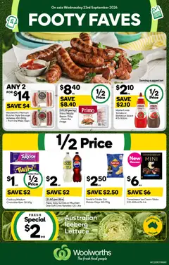 Preview of Woolworths catalogue - valid from 23/09/2026