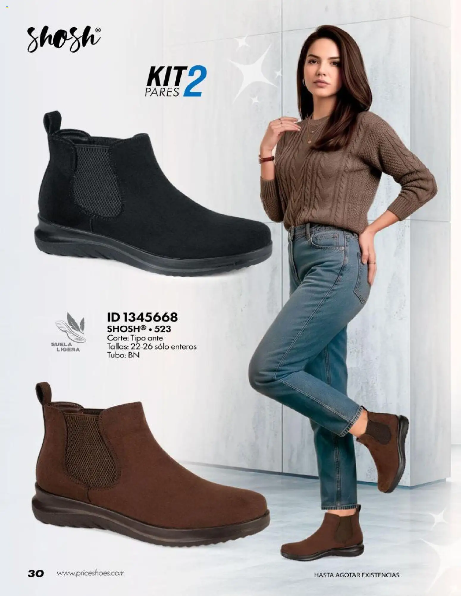 Nuevas ofertas de Price Shoes válidas en toda la República Mexicana desde el 20/10/2026. ¡Encuentra las mejores ofertas en Price Shoes catálogo Kit´s! | Página: 30