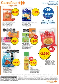Vista previa Carrefour - Carrefour Express válido desde el 09.06.2026 | Página: 5 | Productos: Teléfono, Frutilla, Avena, Arroz