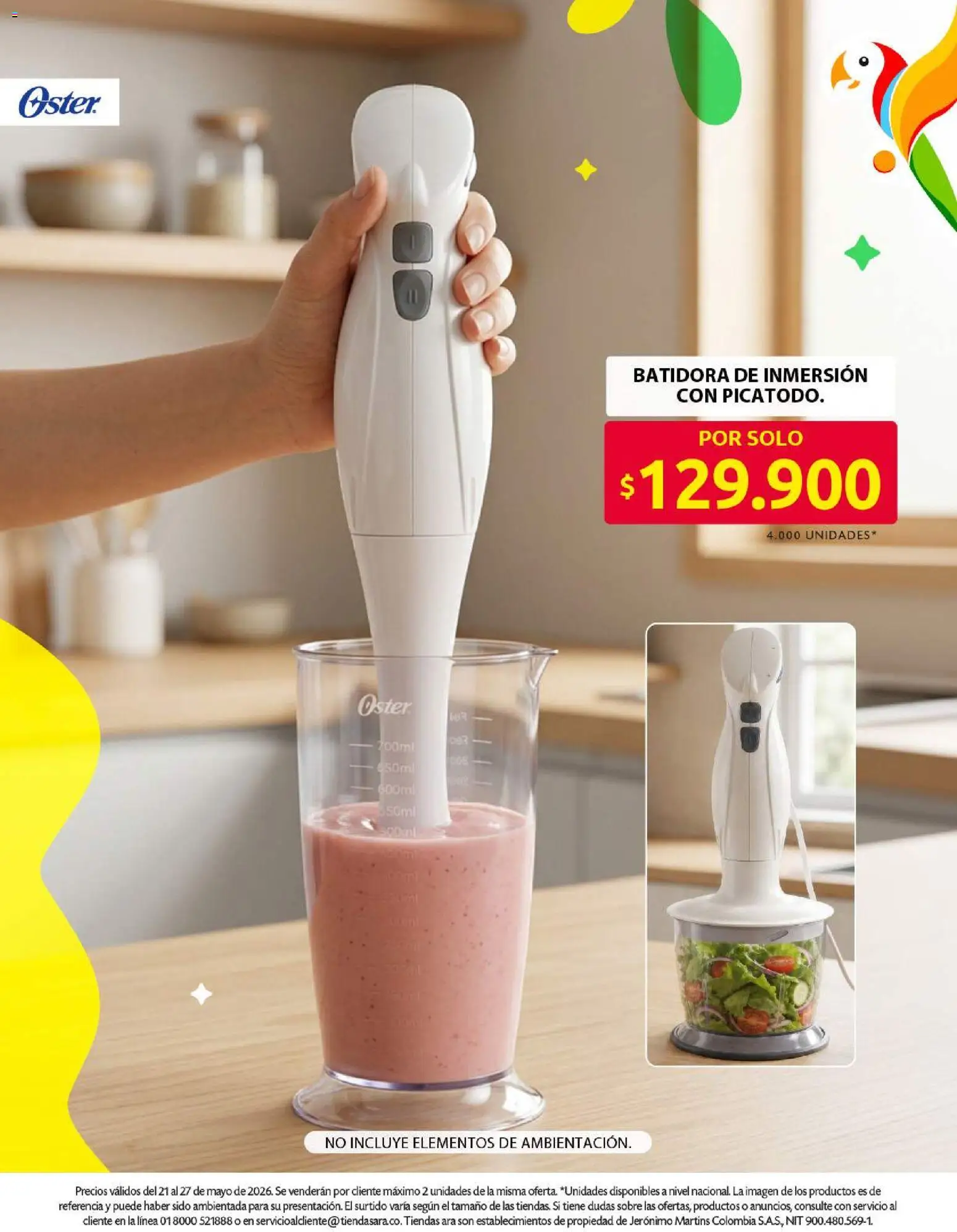 Ara revista - valida desde el 21.05.2026 | Página: 18 | Productos: Batidora, Sobre