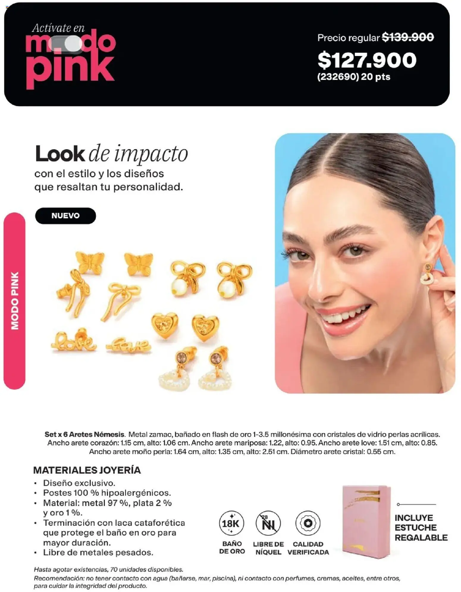 Avon revista - valida desde el 01.09.2026 | Página: 21 | Productos: Agua, Estuche, Aretes, Baño
