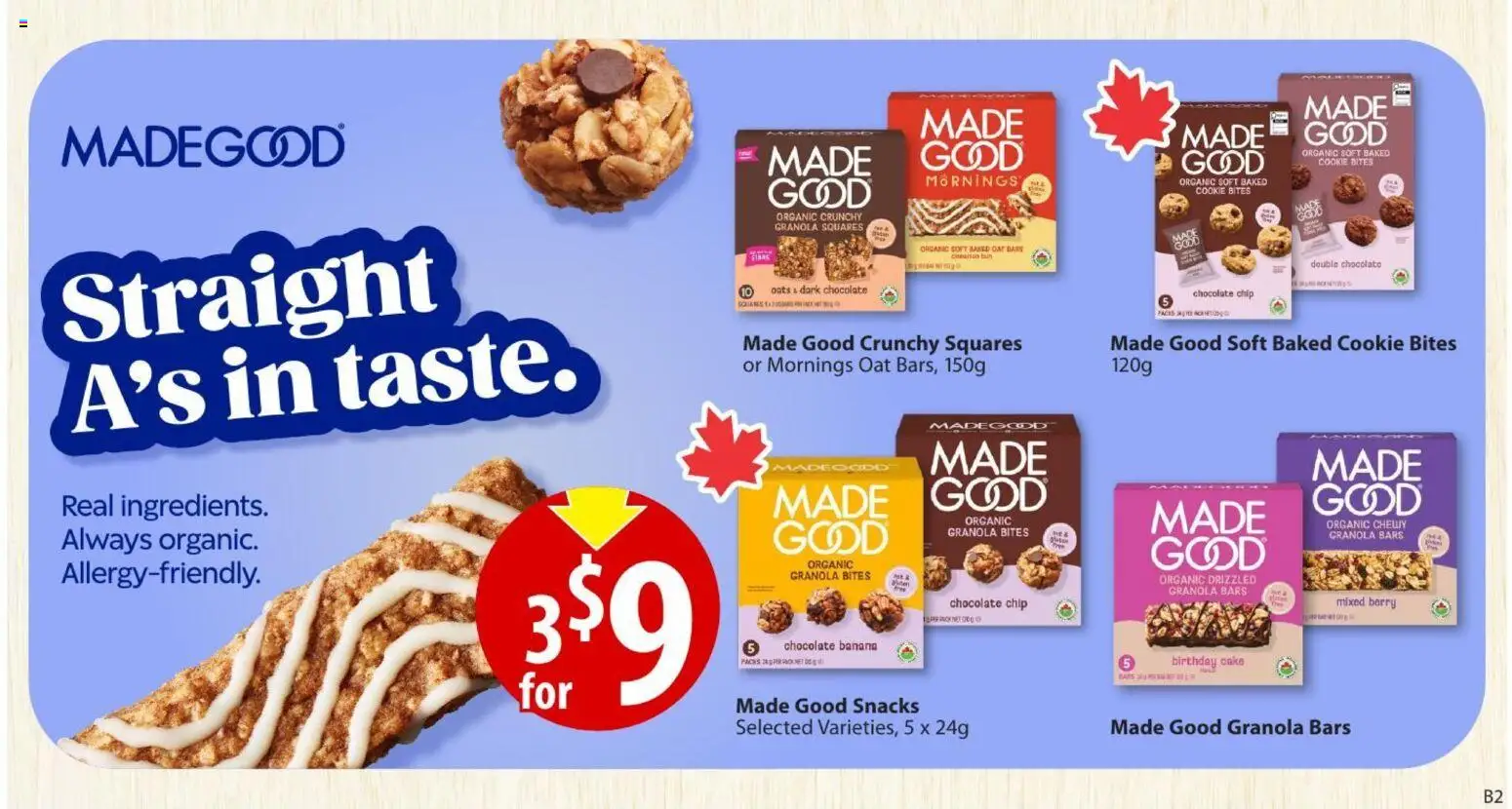 Save on foods flyer valid from Sep 3, 2026 | Page: 22 | Products: Oats, Cake, Snacks, Chocolate