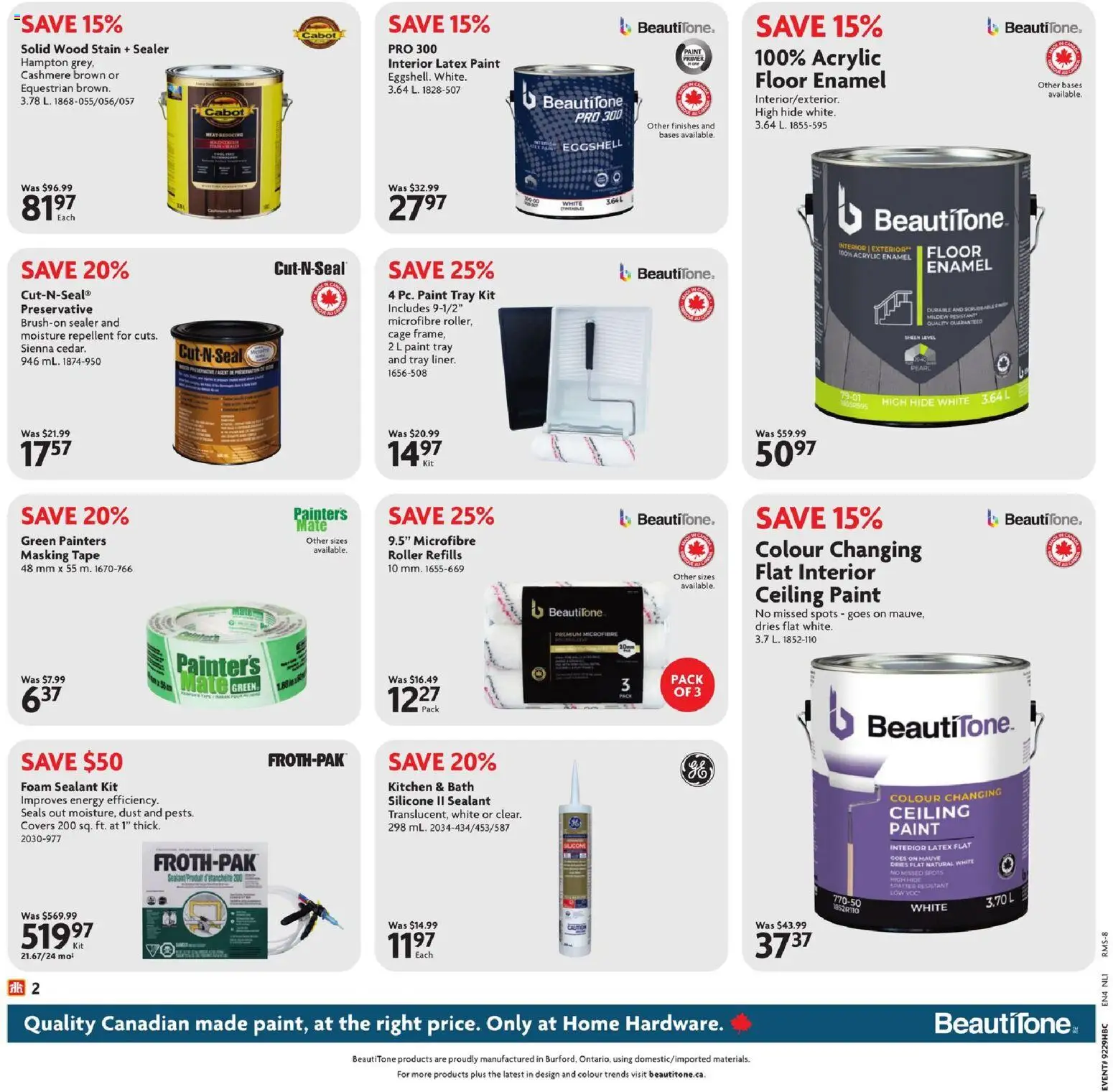 Home Hardware flyer valid from Jul 16, 2026 | Page: 3 | Products: Bath