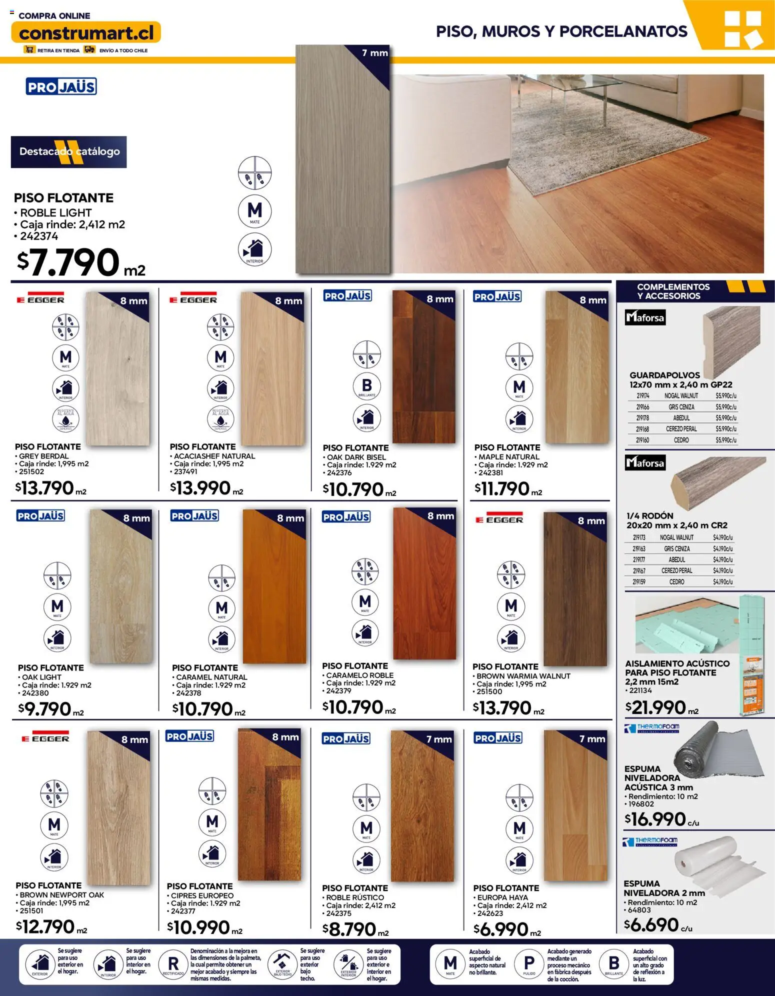 Construmart Ofertas │ válido desde el 31.07.2026 | Página: 7 | Productos: Espuma, Caja, Bajo