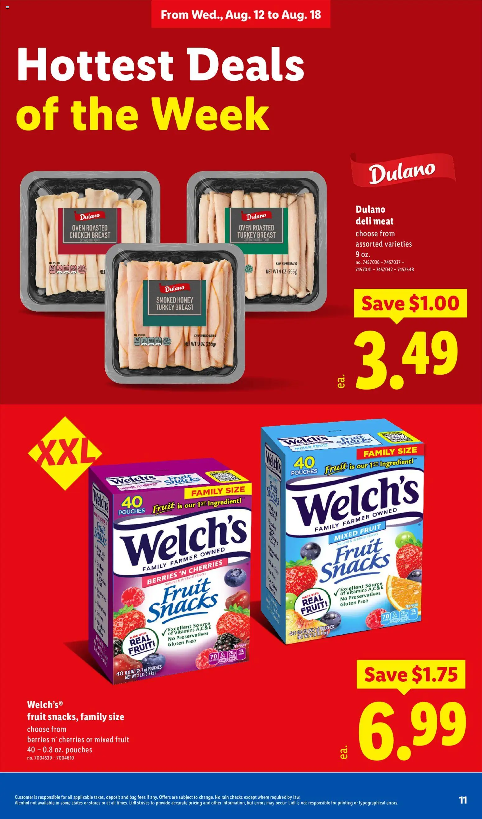 Lidl Weekly Ad - valid from 08/12/2026 | Page: 11 | Products: Cherries, Berries, Honey, Alcohol