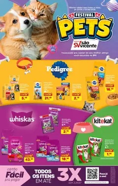 Supermercados São Vicente ofertas Pets - Pré-Visualização do folheto da loja Supermercados São Vicente, válido de 27.05.2026