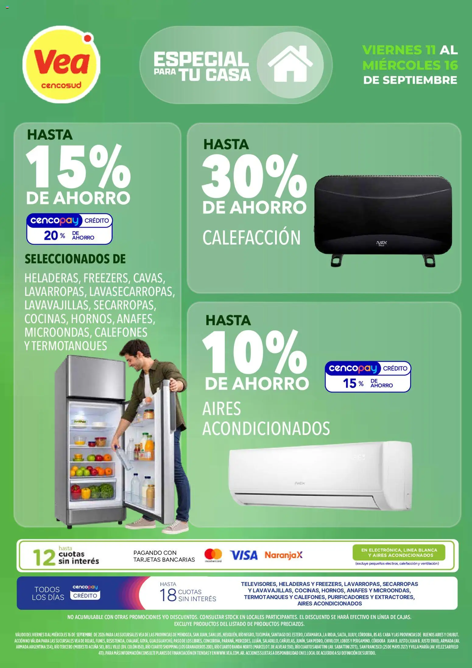 Vea - Especial para tu casa │ válido desde el 11/09/2026 | Página: 1 | Productos: Secarropas