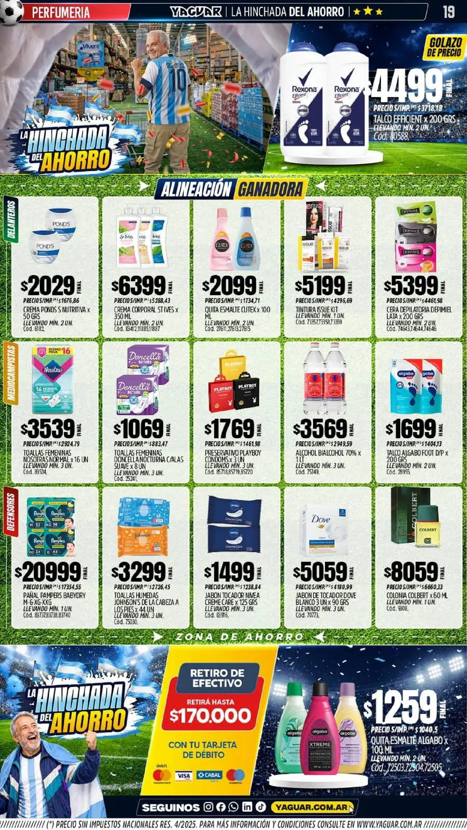 Yaguar - Oferta Semanal Santa Fé │ válido desde el 15.06.2026 | Página: 18 | Productos: Toallas, Tintura, Jabón, Cera