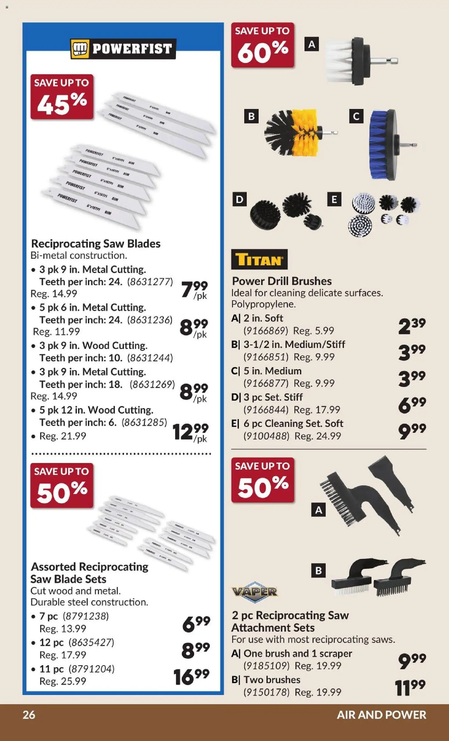 Princess Auto flyer valid from 07.04.2026 | Page: 32 | Products: PC, Brush