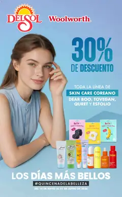 Vista previa de Del Sol y Woolworth catálogo, nuevo folleto de la tienda, válido en México a partir del 14.05.2026