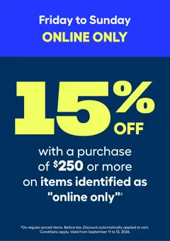 Preview of Rona weekly flyer from shop Rona valid from Sep 10, 2026