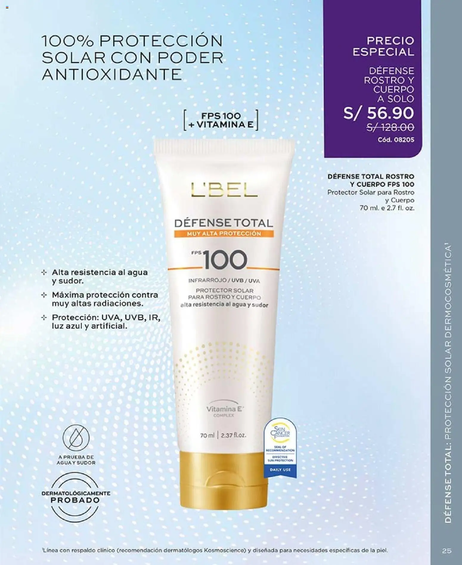Catálogo L'Bel válido desde 02/08/2026 | Página: 25 | Productos: Protector solar