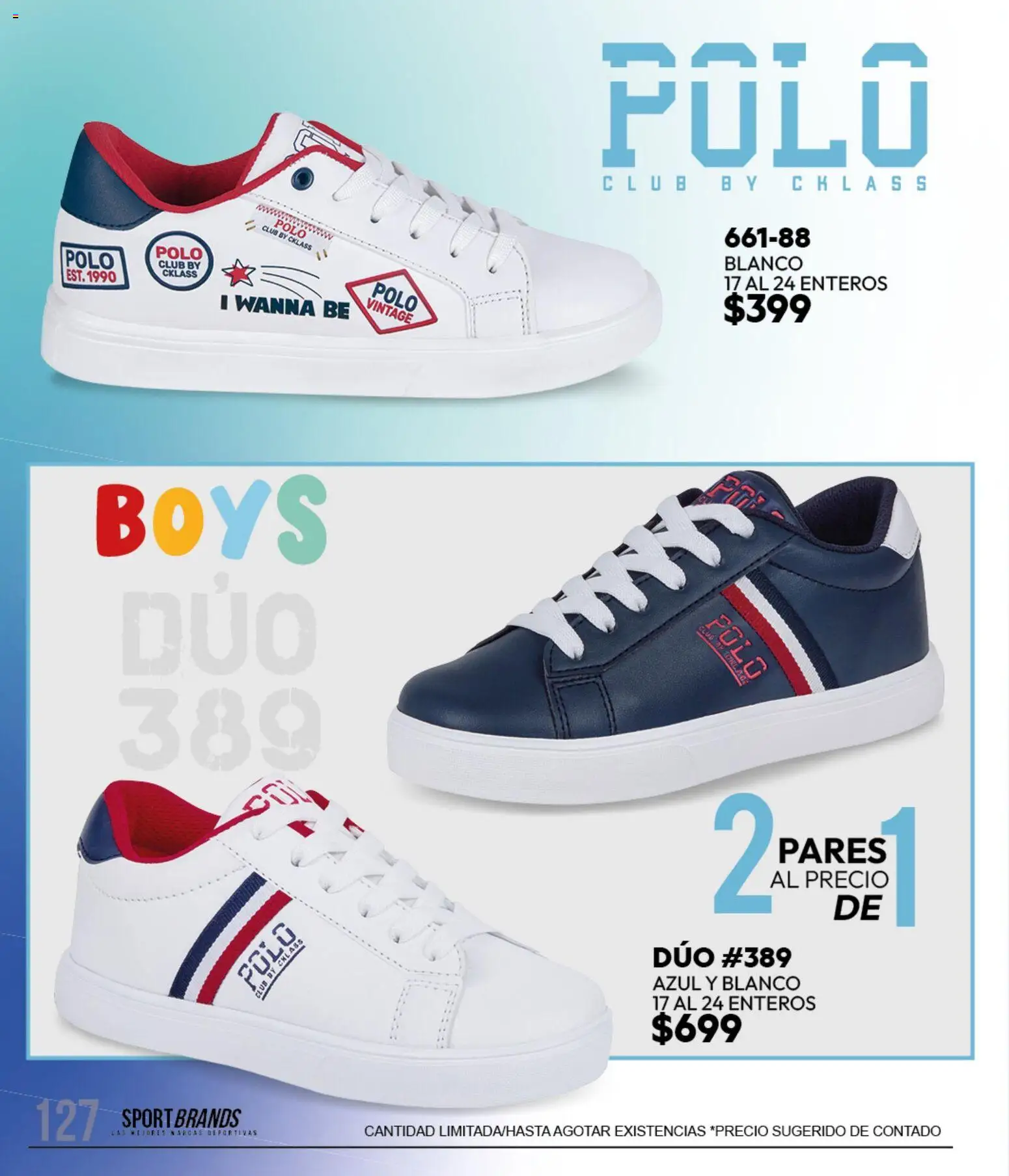 Nuevas ofertas de Cklass válidas en toda la República Mexicana desde el 11/09/2026. ¡Encuentra las mejores ofertas en Cklass catálogo Sportbrands Caballero Invierno! | Página: 269