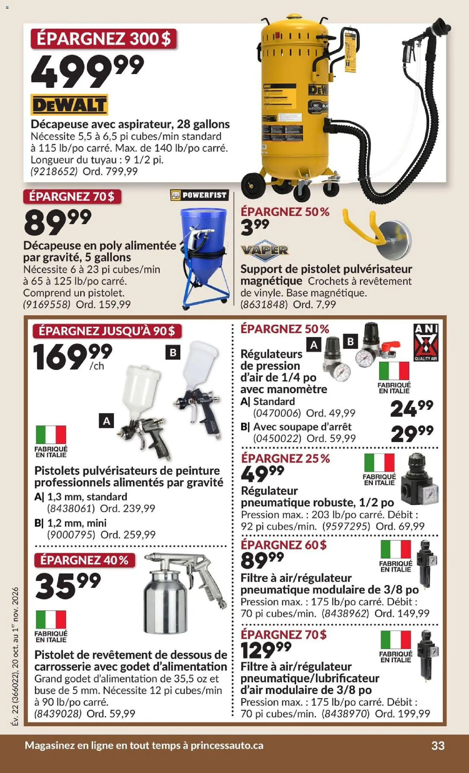 Princess Auto flyer valid from Oct 20, 2026 | Page: 36