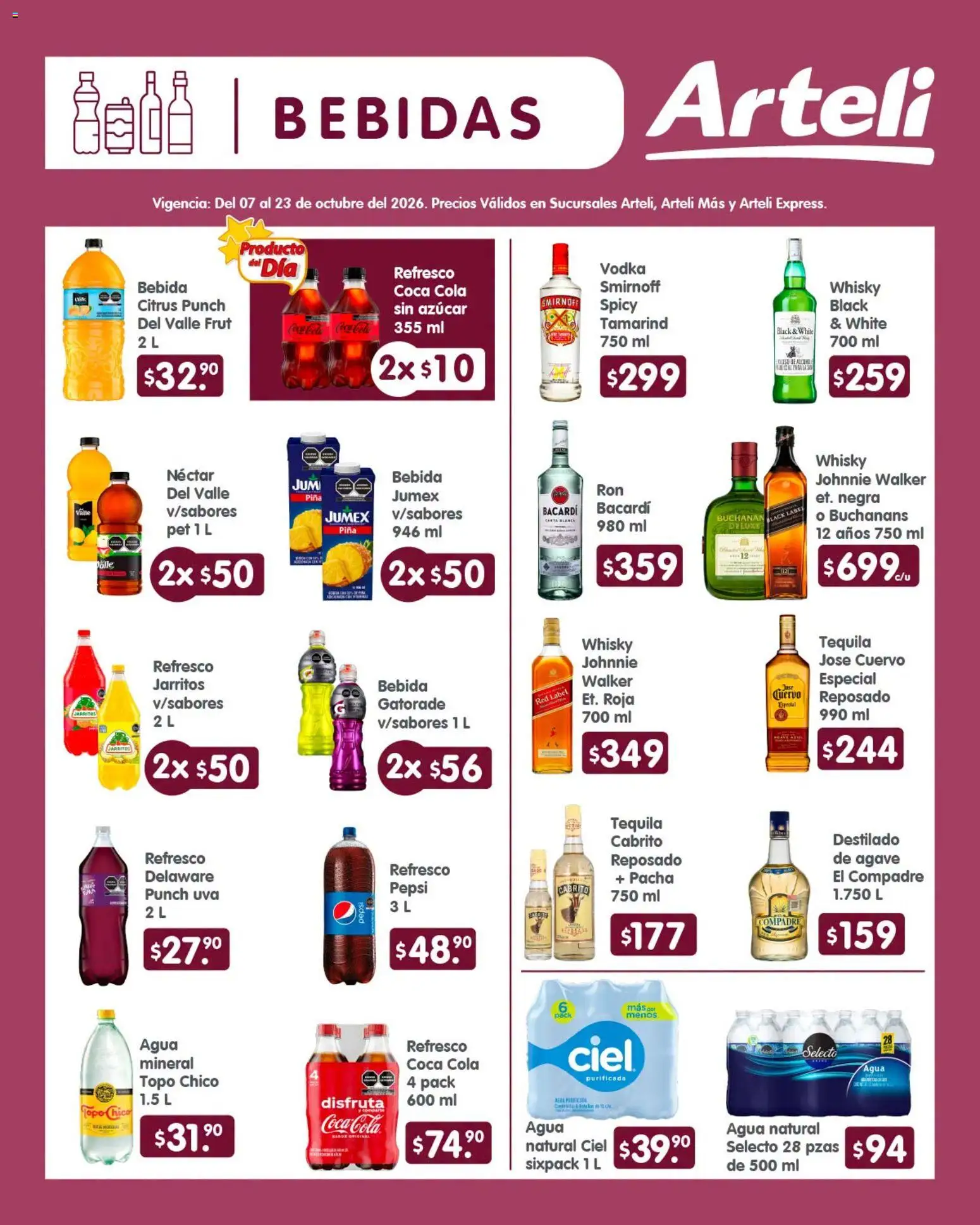Nuevas ofertas de Arteli válidas en toda la República Mexicana desde el 07/10/2026. ¡Encuentra las mejores ofertas en Arteli folleto Quincenal! | Página: 5