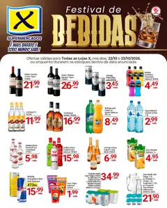 X Supermercados ofertas Festival de Bebidas - Pré-Visualização do folheto da loja X Supermercados, válido de 22/10/2026