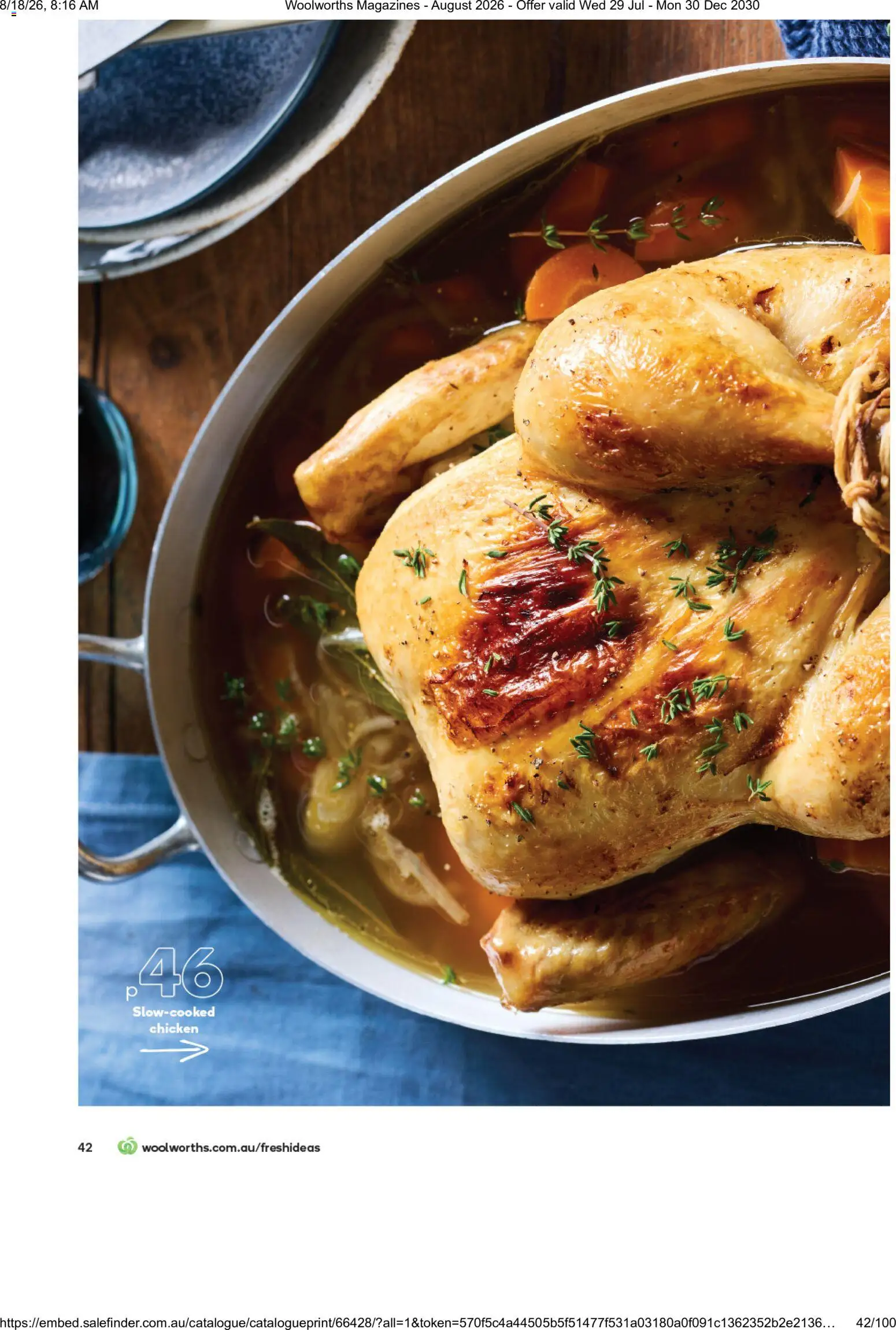 Woolworths catalogue - valid from 01/08/2026 | Page: 42 | Products: Chicken