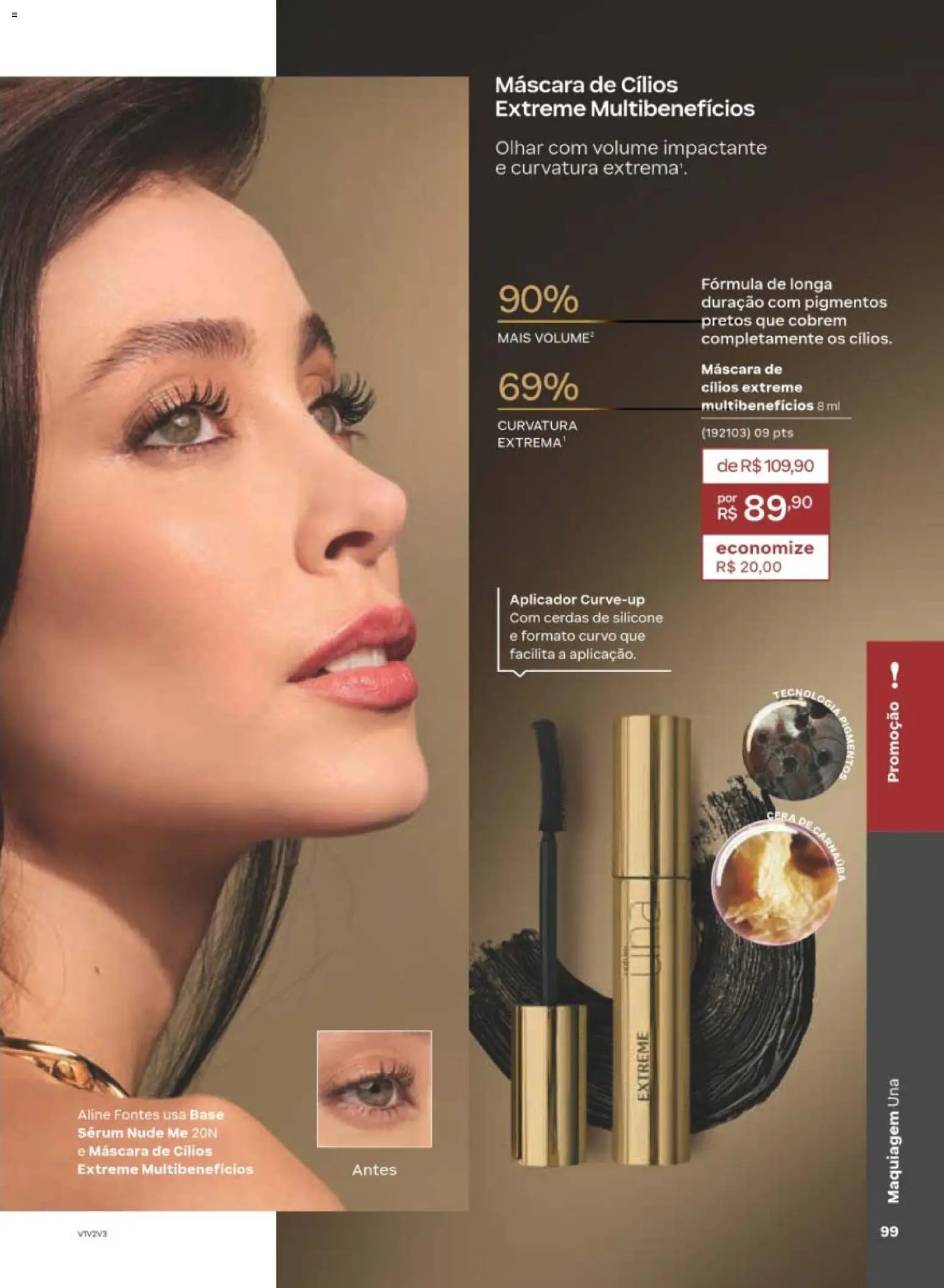 Natura Folheto - válido de 29/06/2026 | Página: 99 | Produtos: Maquiagem, Base, Sérum, Cera
